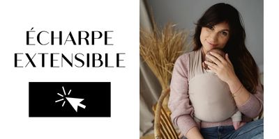 écharpe extensible pour nouveau-nés et nourrissons