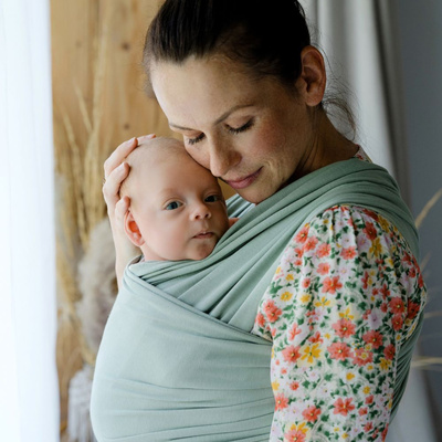 Écharpe porte-bébé extensible Salvia