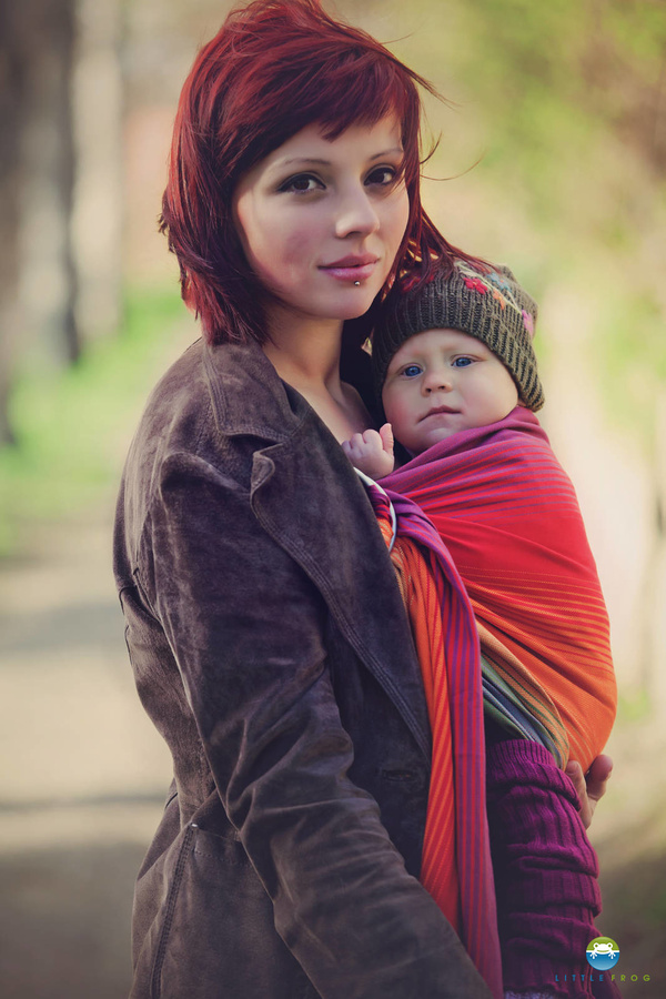 Ring sling  Ammolite in Love - size L (2,3m)