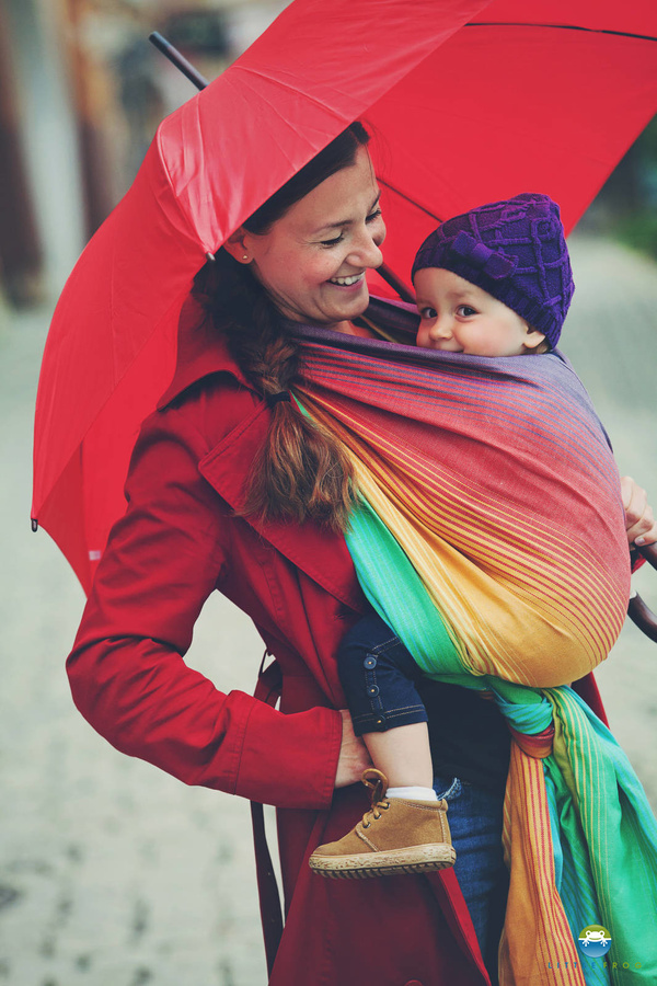 Écharpe de portage Linen Ammolite - taille 5