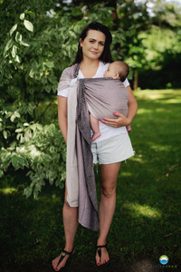 Ring Sling Tencel Charmy Cube - taille M (2m)