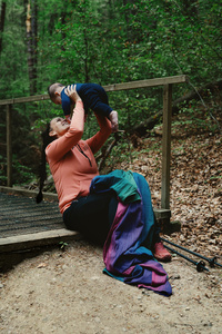 Baby Sling Bamboo Misty Zircon size 7/2nd class