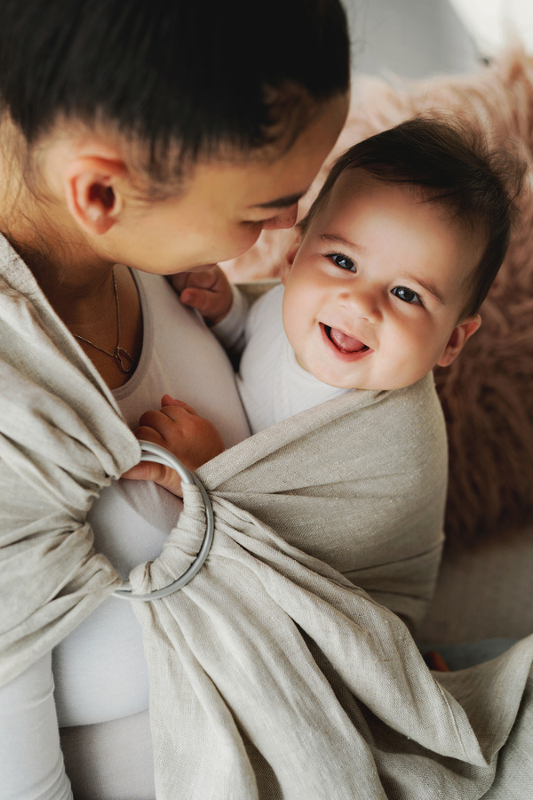 Ring sling Pure Linen Sandstorm - size S (1,7 m) DEMO