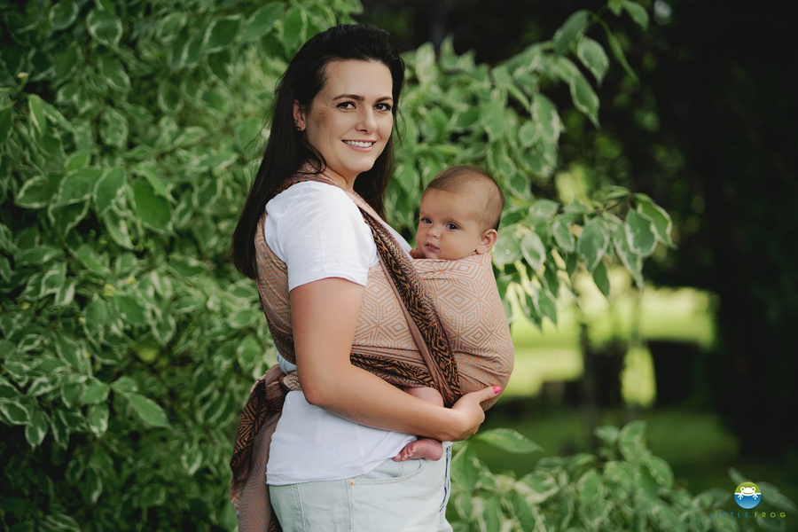 Baby Sling Tencel Foxy Cube - size 4/2nd quality