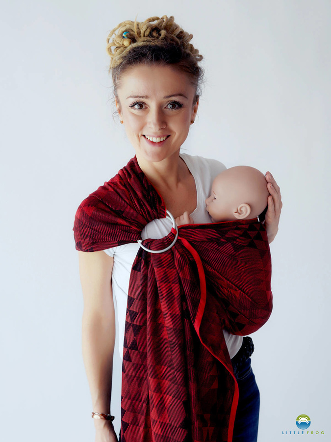 Ring Sling Ruby Illusion - taille M (2 m)