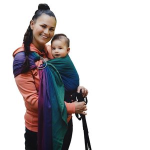 Bamboo Misty Zircon M – colour and softness for everyday babywearing