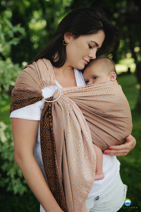 Ring Sling Tencel Foxy Cube - taille S (1,7 m)