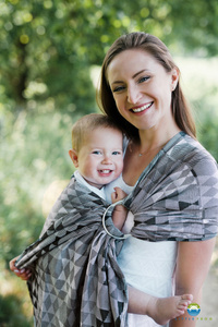 Ring sling Grey Illusion M (2m)/2nd class