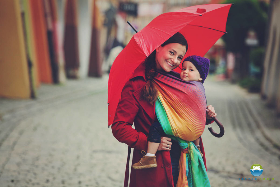 Écharpe de portage Linen Ammolite - taille 5