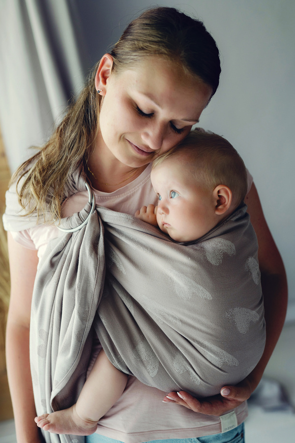 Ring sling TENCEL™ Hazy Love Drift  - size S (1,7 m)
