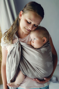 Ring sling TENCEL™ Hazy Love Drift  - size S (1,7 m)