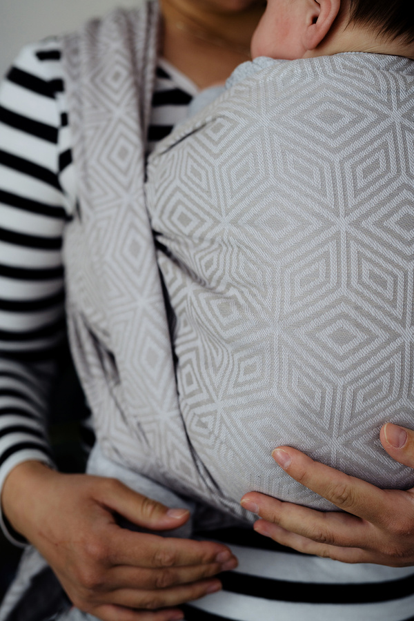 Écharpe de portage Grey Cube - taille 6