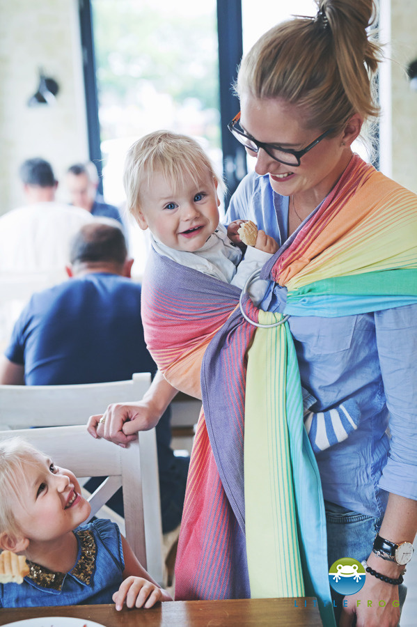 Ring sling Merino Ammolite - size S (1,7m) /2nd grade