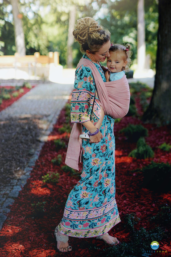 Baby Wrap Pink Linen Wildness size 4