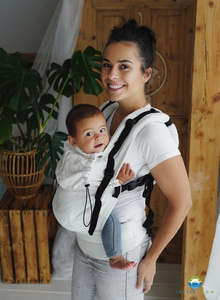 Porte-bébé ergonomique Prime White Cations