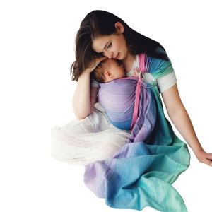 Bamboo Zircon M DEMO  – écharpe ring sling colorée et respirante, idéale pour l’été