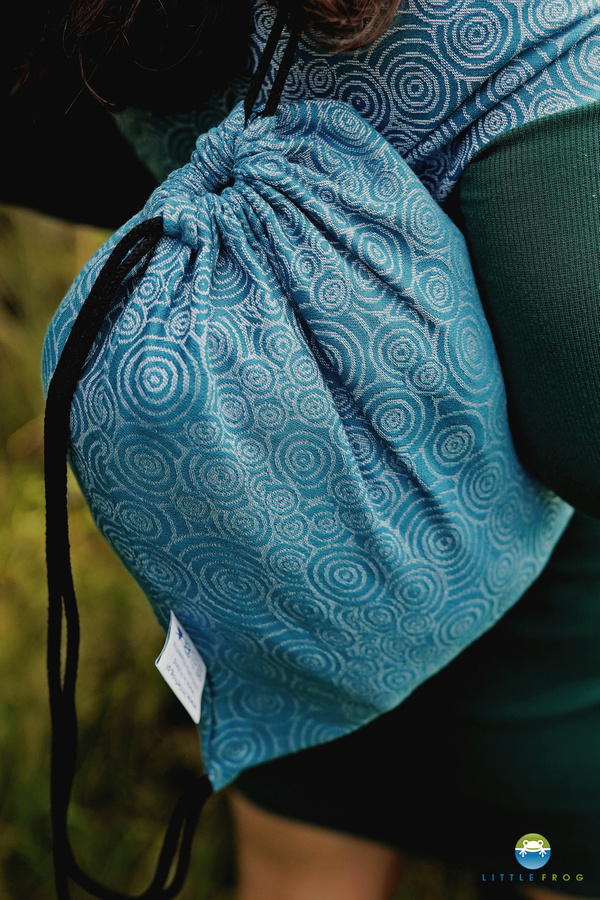 Drawstring Bag for wrap/sling -  Bubbles