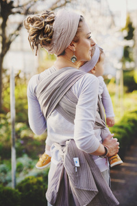 Baby Sling Bamboo Quartz size 9