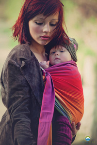 Ring sling  Ammolite in Love - size L (2,3m)