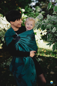 Ring sling Teal Wanderlust M (2 m)