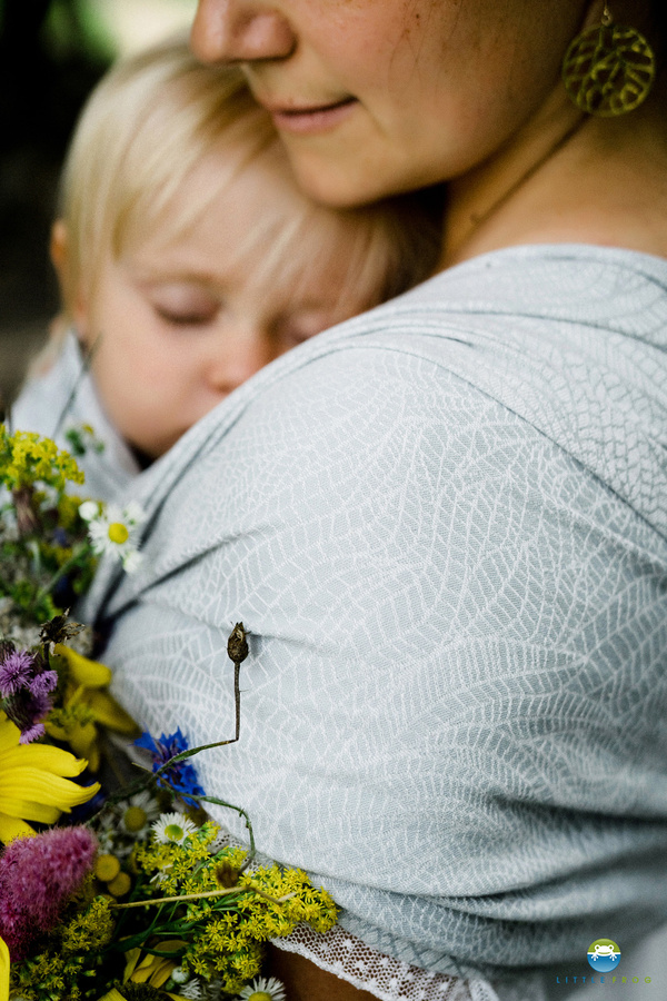 Baby Sling Linen Silver Wildness size 6 DEMO