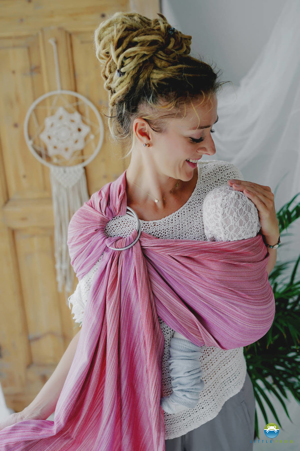 Ring Sling Bamboo Ruby - taille S (1,7m)