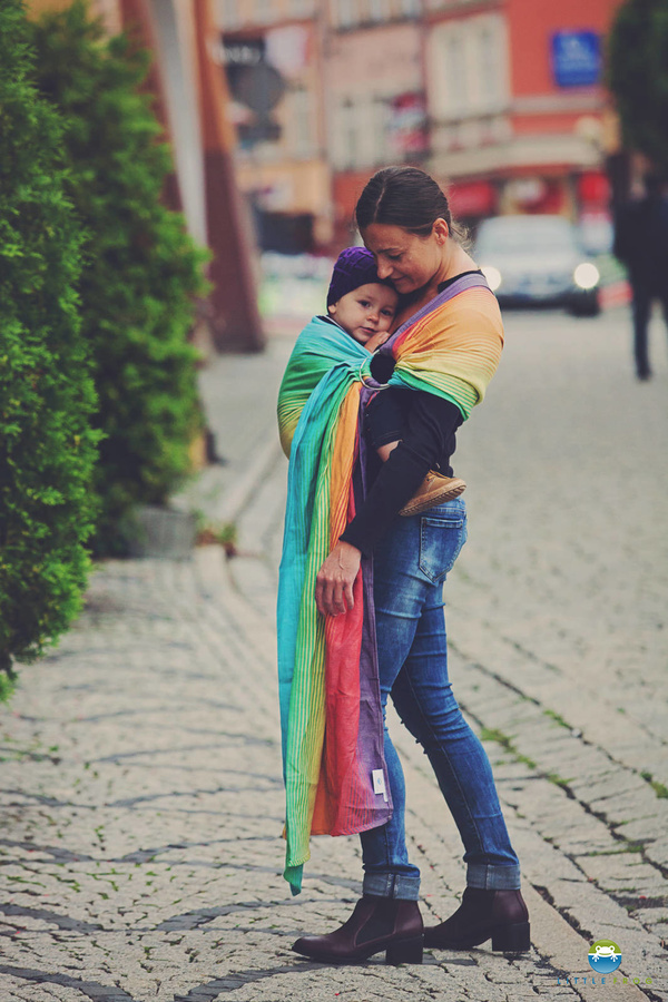 Ring sling Linen Ammolite - size M (2 m)