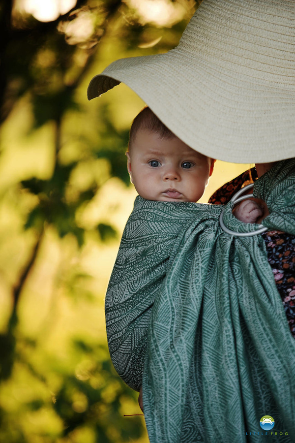 Ring Sling Green Linen Harmony - taille S (1,7 m)