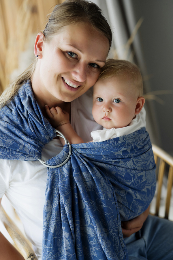 Ring Sling Linen Lotus Breeze - taille S (1,7 m)