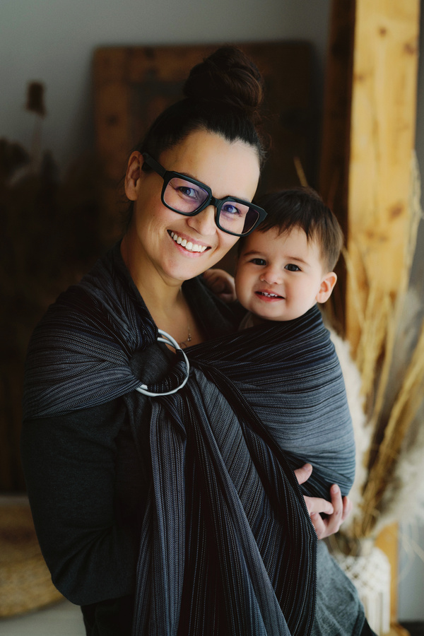 Ring Sling Hematite - taille L (2,3m)