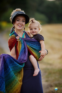 Ring Sling Rainbow Harmony - taille S (1,7 m)