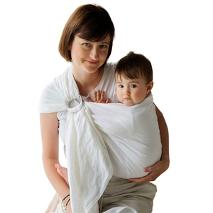 Ring Sling Pure Linen White - taille M (2 m)