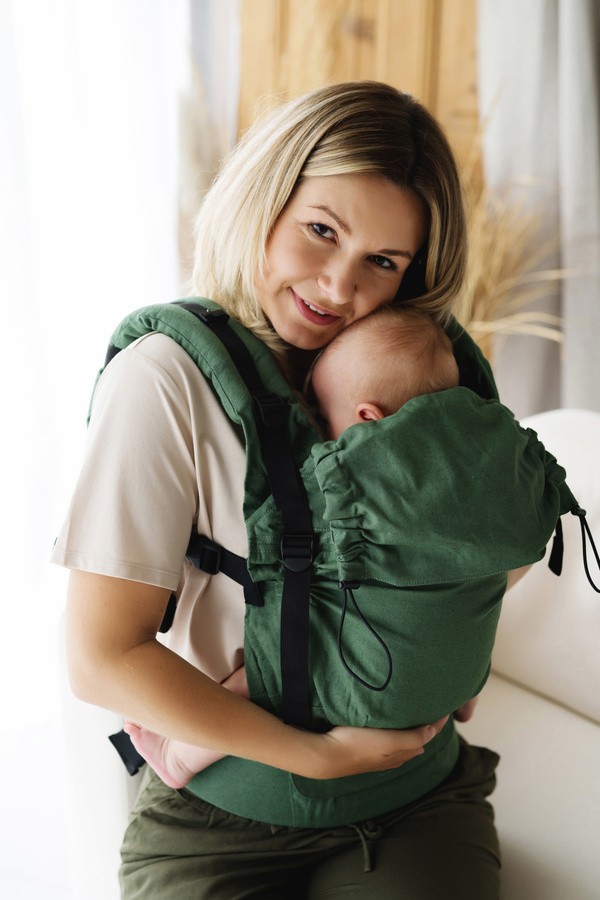 Porte-bébé ergonomique Prime Linen Matcha v3 DEMO