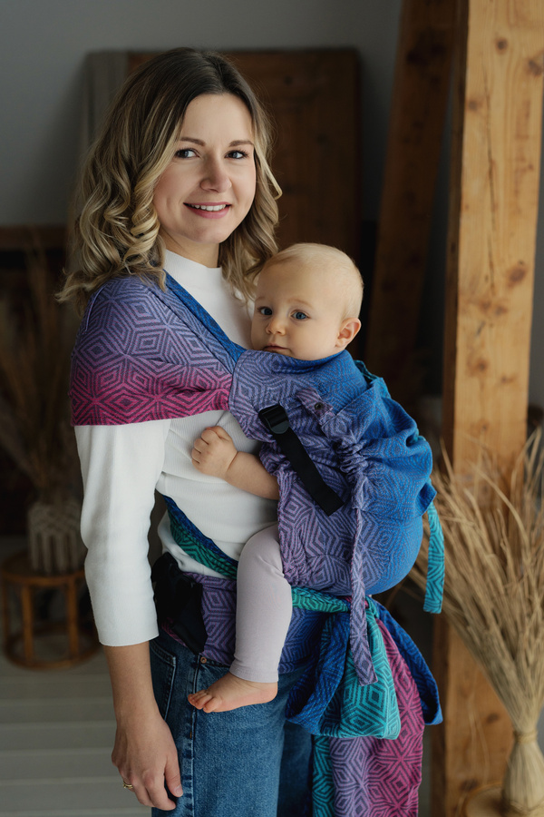 Baby Carrier Cross Hybrid TENCEL™ Aurora Cube/2nd class