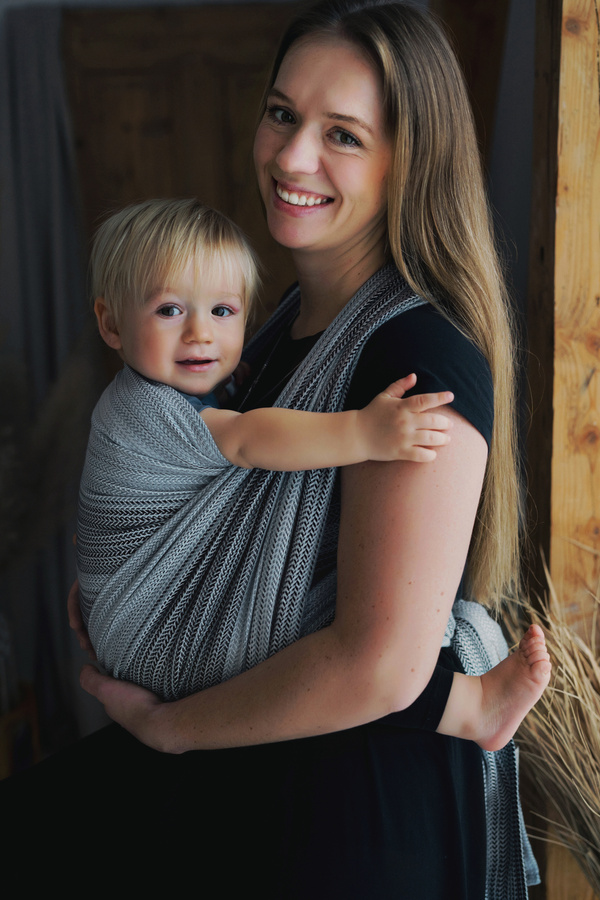 Baby Sling TENCEL™ Silver Path size 4