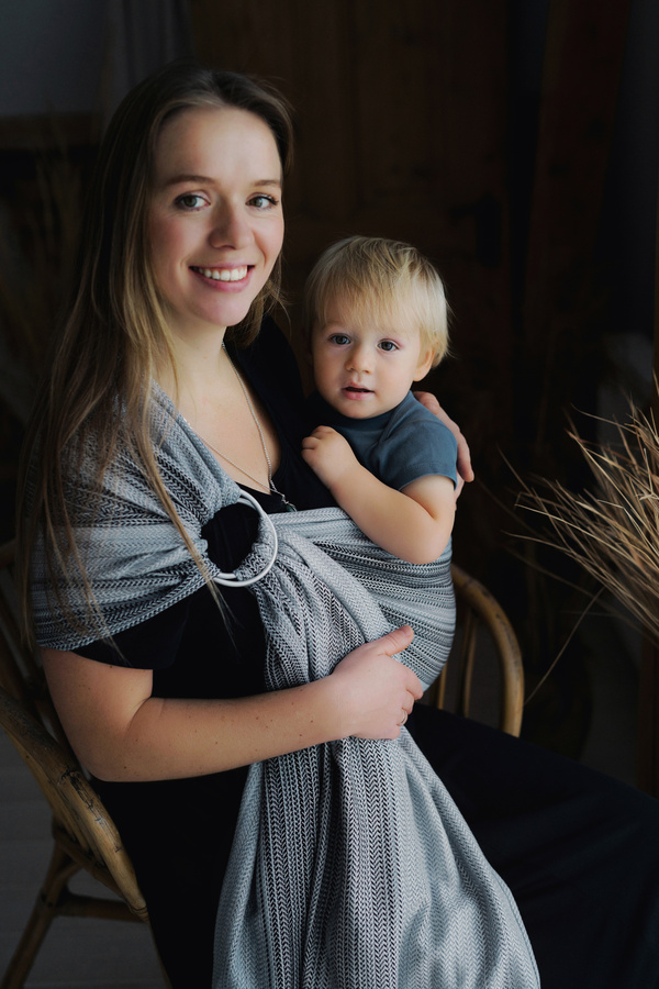 Ring sling TENCEL™ Silver Path - size M (2 m)