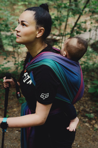 Baby Sling Bamboo Misty Zircon size 9