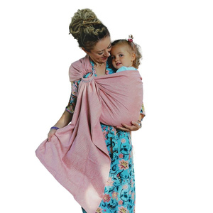 Ring Sling Pink Linen Wildness - taille S (1,7m)
