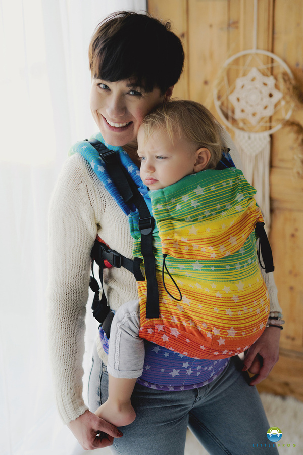 Porte-bébé ergonomique Prime Rainbow Stars