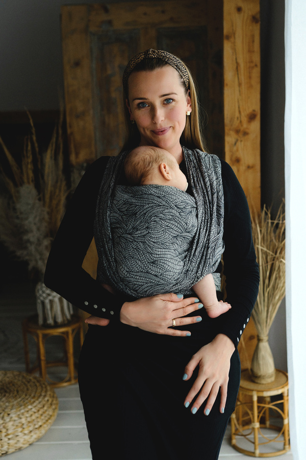 Écharpe de portage Linen Night Wildness - taille 6 /2e choix