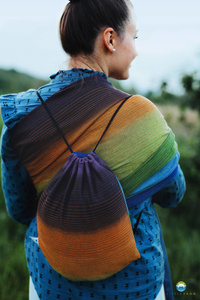 Drawstring Bag for wrap/sling - Mystic Aura