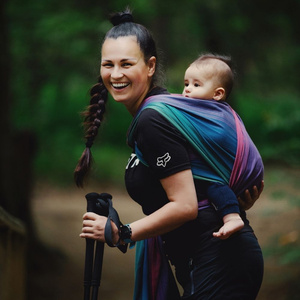 Écharpe de portage Bamboo Misty Zircon - taille 9