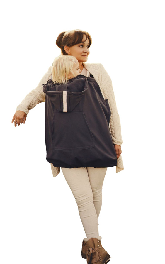 Babywearing Cover (softshell) - Slate 