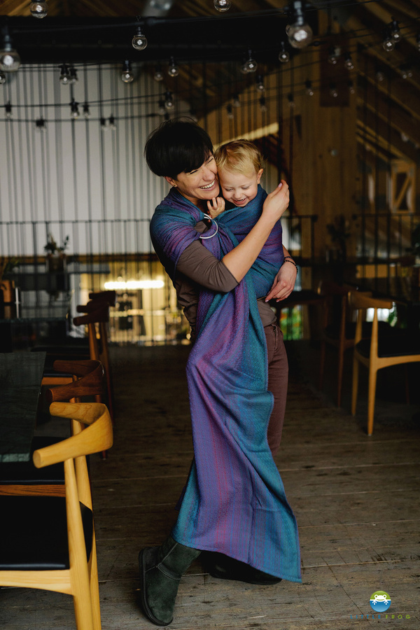 Ring sling Lovely Nightfall - size M (2m) /2nd class