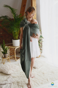 Ring sling Bamboo Verdelit - size M (2m) /2nd class