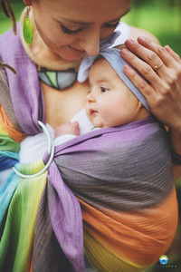 Ring sling Jazzy Aura - size M (2m) /2nd class