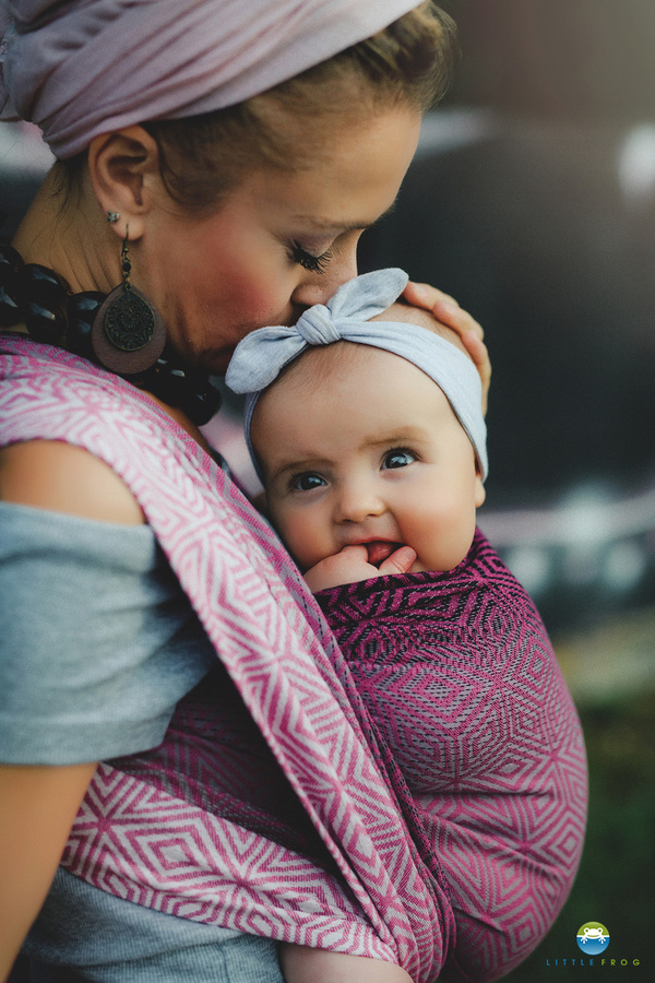Baby Sling TENCEL™ Peony Cube size 6
