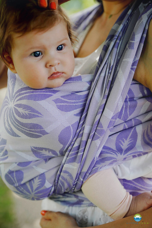 Baby Sling Lilac Flowrora - size 7/2nd qualit