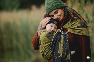 Ring sling Gold Wanderlust - size M (2 m) /2nd class