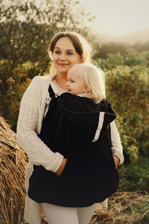 Babywearing Cover (softshell) - Black 